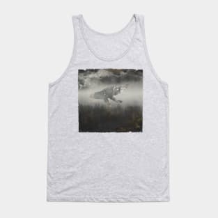 Dream Space - Whale over Forest Tank Top